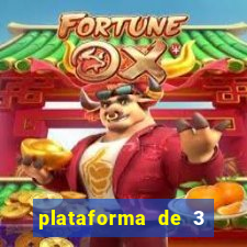 plataforma de 3 reais jogo